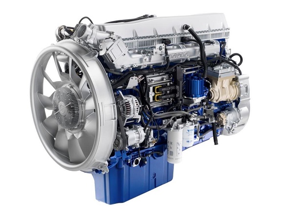 D16 Engine Front 45
