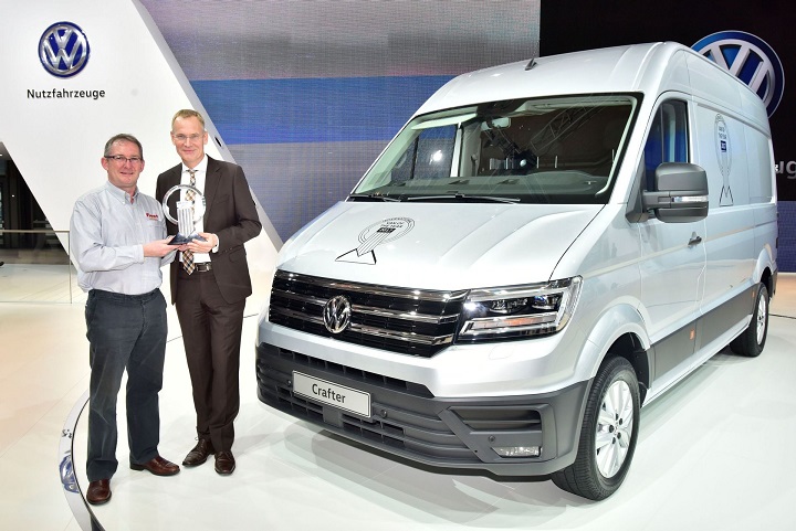 „Nemzetközi Év Haszonjárműve” díjat kapott a Volkswagen Crafter