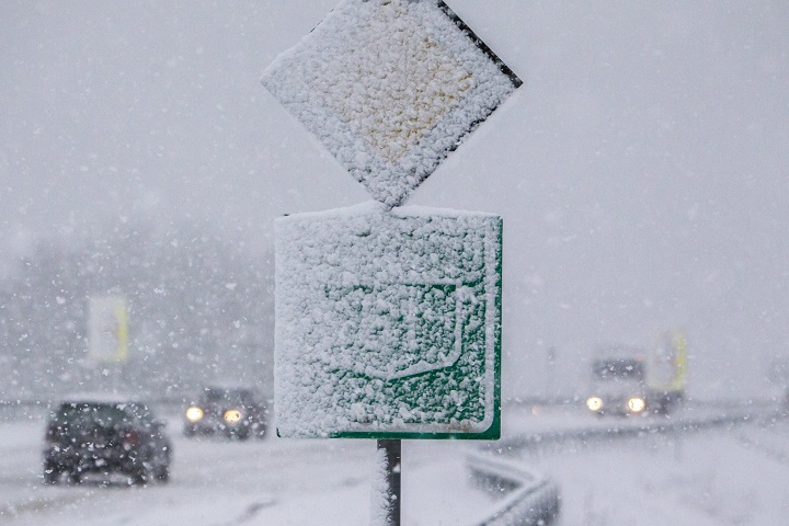 Hideg idõ - Havazás Nagykanizsánál