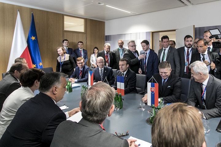 MACRON, Emmanuel; Orbán Viktor; SOBOTKA, Bohuslav; FICO, Robert; SZYDLO, Beata