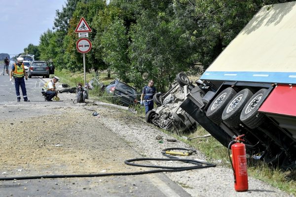 Halálos baleset Biharkeresztesnél