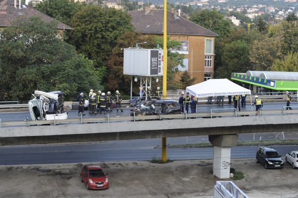 Halálos baleset történt Budapesten, a BAH csomópontnál