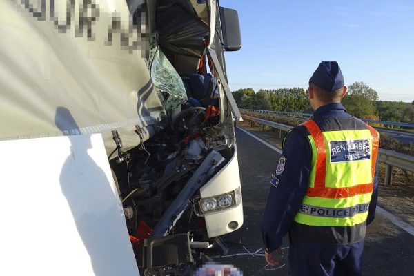 Halálos baleset az M5-ösön Kecskemétnél