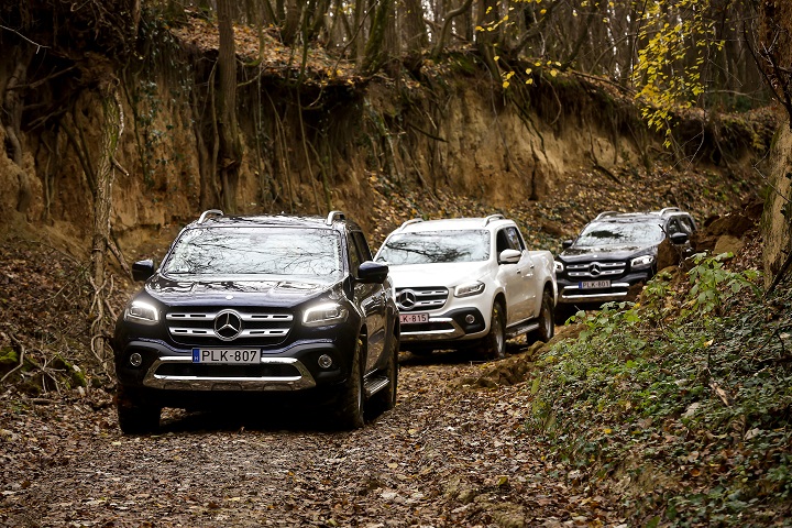 A pickup és a szabadidő-autó találkozása: bemutatkozik a Mercedes-Benz X-osztály