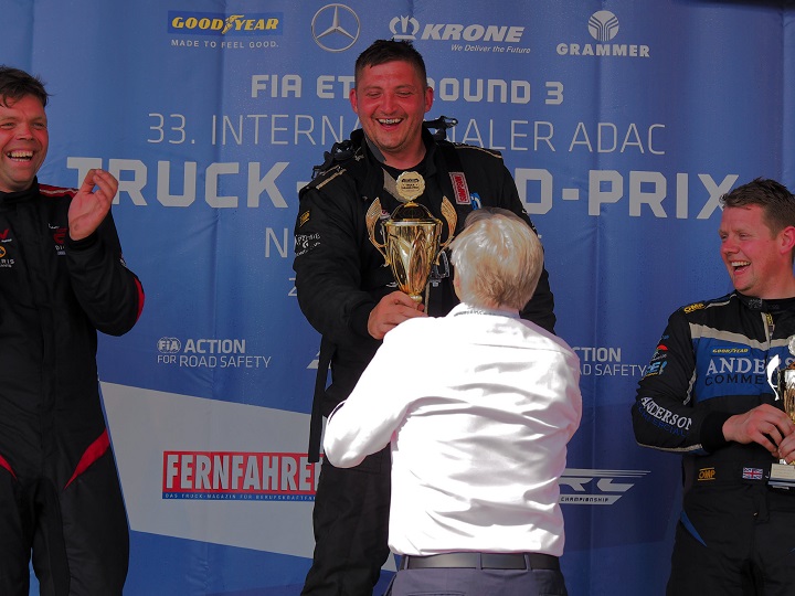 3 futamgyőzelmet ünnepelhetett az OXXO Hungary Truck Racing Team pilótája a Nürburgringen!