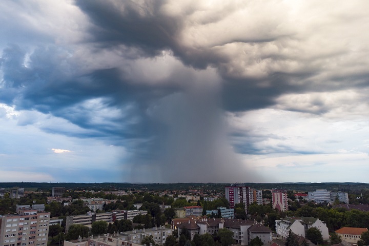 Vihar Nagykanizsa közelében
