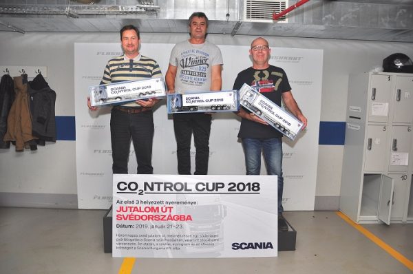 SCANIA CO2NTROL CUP 2018 verseny dobogo