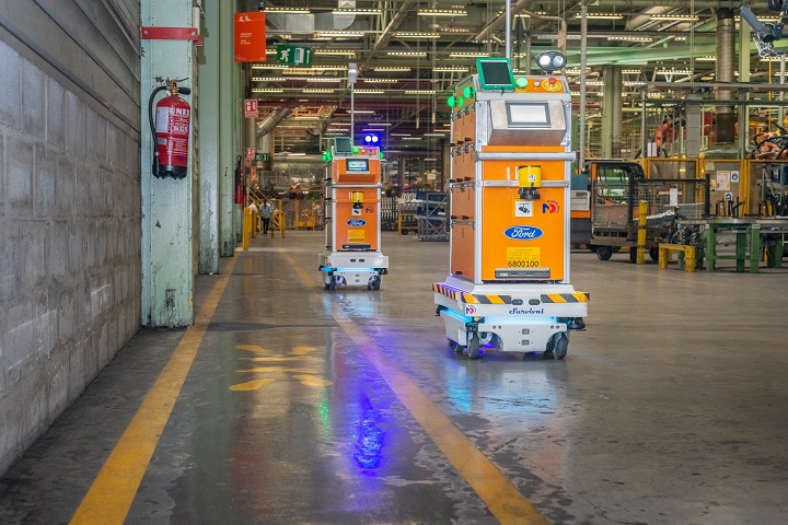 MiR robotok optimalizálják az intralogisztikát a Ford spanyolországi karosszéria és sajtoló üzemében