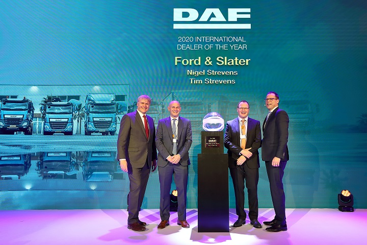 A DAF megjutalmazza a 2020-as év nemzetközi márkakereskedőit
