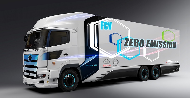 A Toyota és a Hino közösen fejleszt üzemanyagcellás teherautót