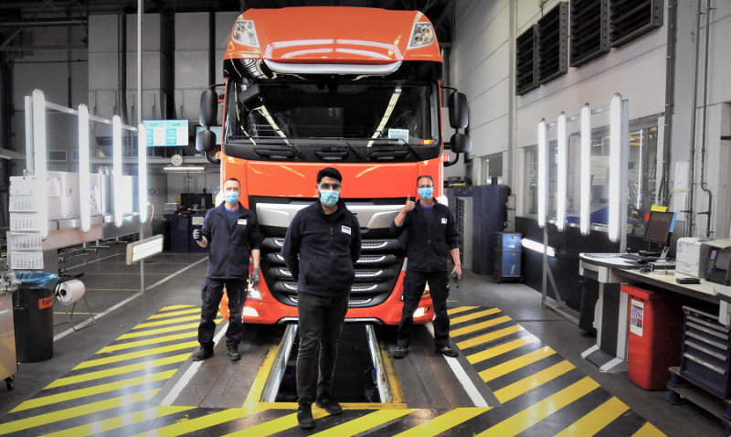 First_DAF_truck_leaves_production_line
