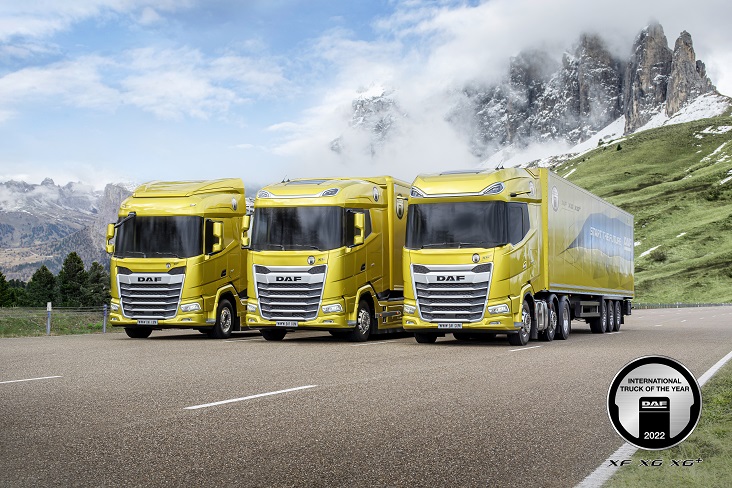A DAF XF, XG és XG⁺ járművek kapták az „International Truck of the Year” vagyis az „Év nemzetközi tehergépkocsija” díjat