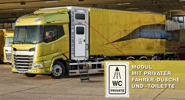Minden teherautó sofőrnek szüksége van WC-re