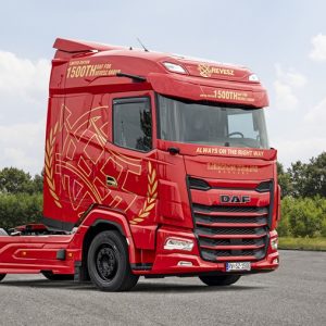 Az 1 500. DAF tehergépkocsi a Révész Group számára Magyarországon